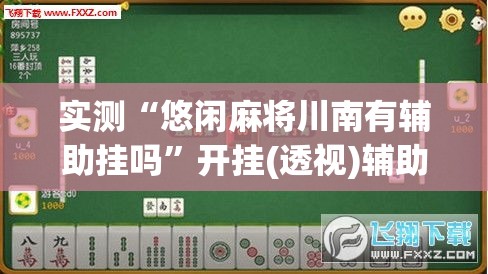 实测“悠闲麻将川南有辅助挂吗”开挂(透视)辅助