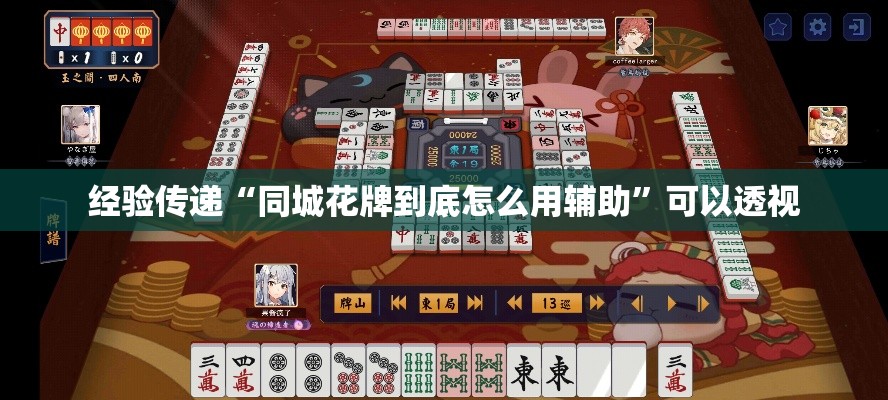 经验传递“同城花牌到底怎么用辅助”可以透视