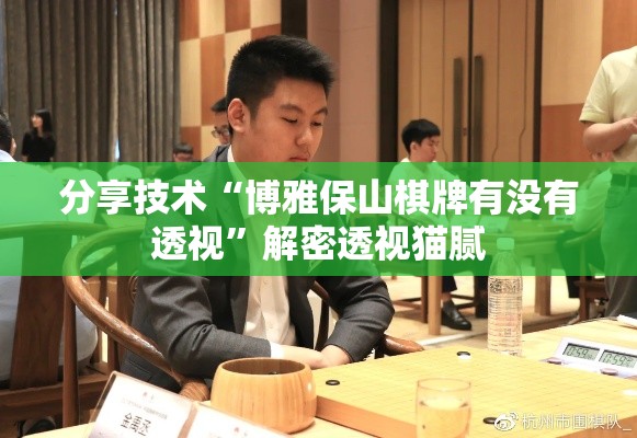 分享技术“博雅保山棋牌有没有透视”解密透视猫腻