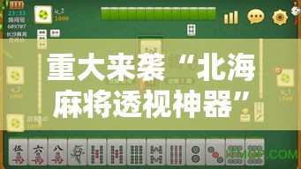 重大来袭“北海麻将透视神器”开挂详细教程