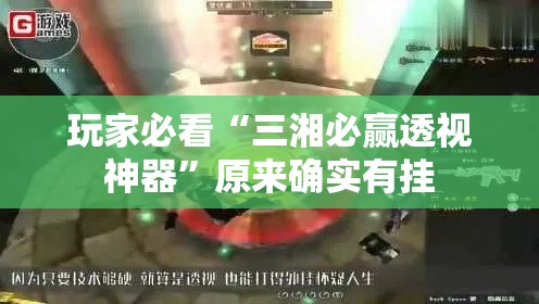 玩家必看“三湘必赢透视神器”原来确实有挂