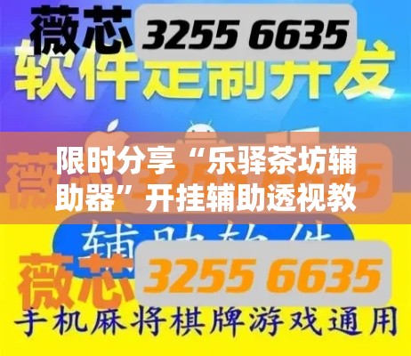 限时分享“乐驿茶坊辅助器”开挂辅助透视教程
