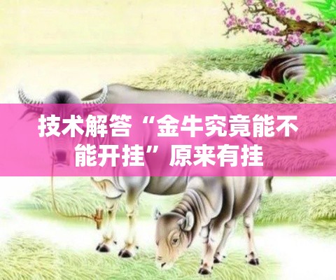 技术解答“金牛究竟能不能开挂”原来有挂