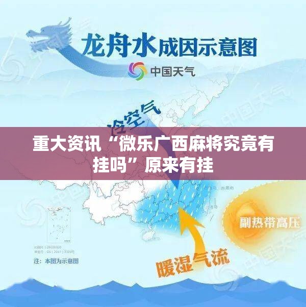 重大资讯“微乐广西麻将究竟有挂吗”原来有挂