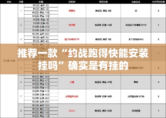 推荐一款“约战跑得快能安装挂吗”确实是有挂的
