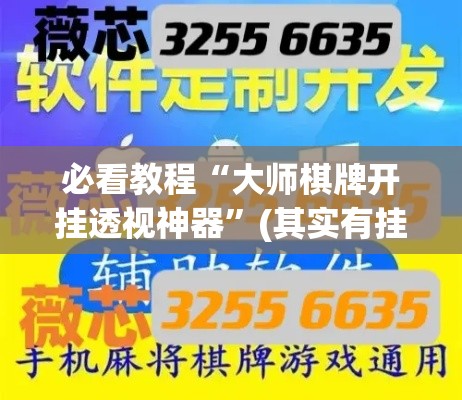 必看教程“大师棋牌开挂透视神器”(其实有挂)