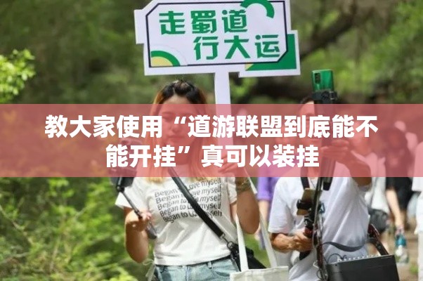 教大家使用“道游联盟到底能不能开挂”真可以装挂
